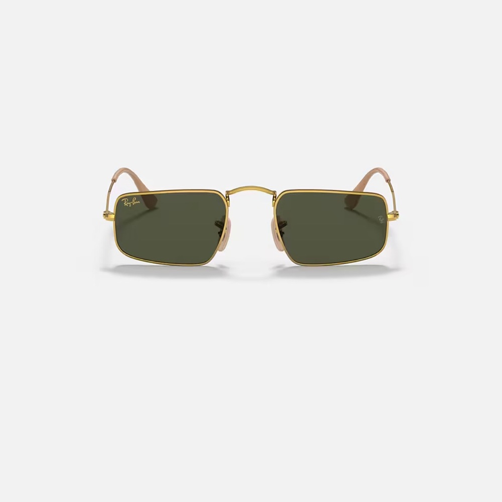 Ray-Ban Gold and Green Sunglasses